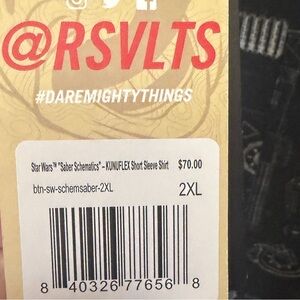 RSVLTS Galactic Blueprint Short Sleeve Shirt